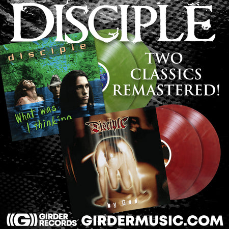 2 DISCIPLE DOUBLE GATEFOLD ON VINYL FOR THE FIRST TIME