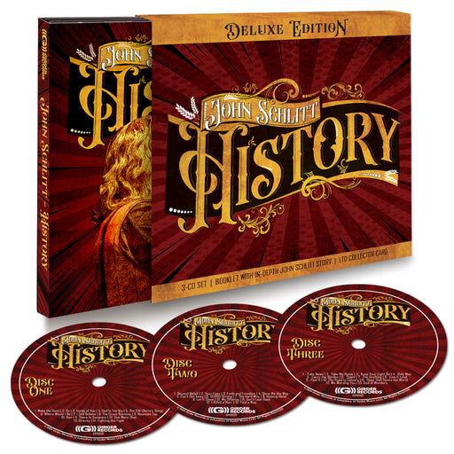 John Schlitt - History (3-CD Deluxe Box Set) + Trading Card (2024 Girder Records)