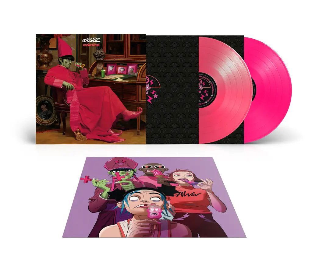 Gorillaz – Cracker Island (New Pink & Magenta Vinyl) Record Store