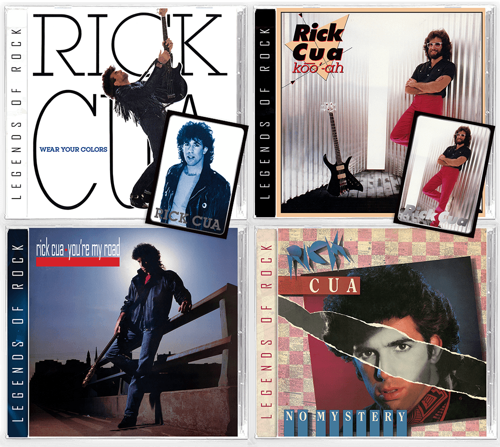 Rick Cua 4 Remastered CD Bundle (2022 Girder Records, Legends of Rock, —