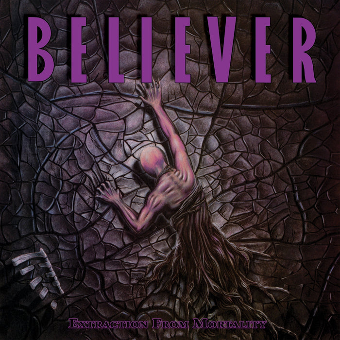BELIEVER - EXTRACTION FROM MORTALITY (*NEW-SPLATTER VINYL, 2023, Bombworks) Only 300 - Remastered/1989 Thrash Metal