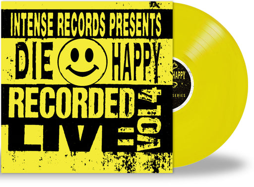 DIE HAPPY - INTENSE SERIES LIVE VOLUME 4 (*NEW-Yellow Vinyl, 2024, Retroactive) ex-Vengeance/ex-Badlands/ex-Joshua & Red Sea!