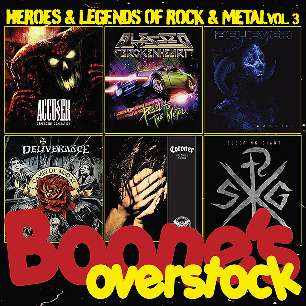 BOONE'S OVERSTOCK SAMPLER VOL 3 (*NEW-CD, 2022) 80 minutes of rock and
