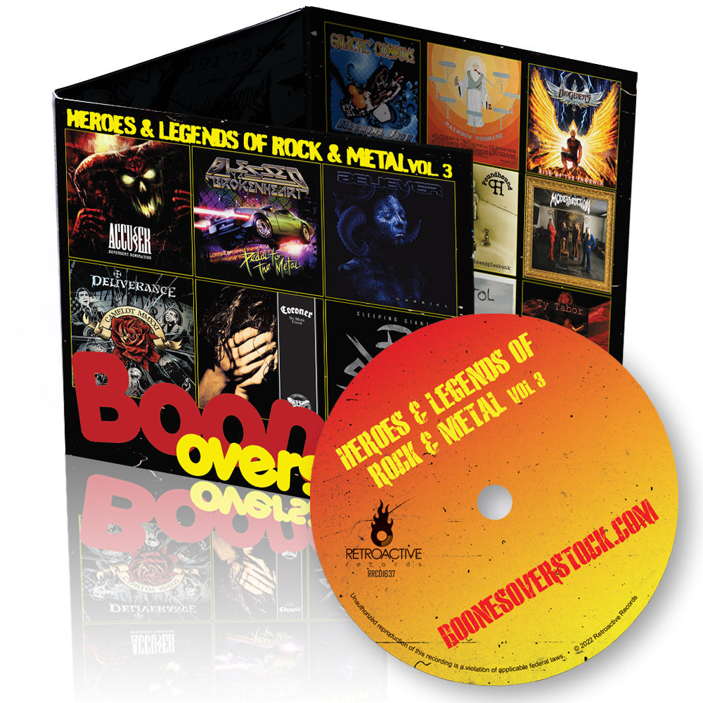 BOONE'S OVERSTOCK SAMPLER VOL 3 (*NEW-CD, 2022) 80 minutes of rock and