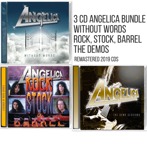 Angelica 3 CD Bundle (Without Words, Rock, Stock and Barrel, and Demo Sessions) - Christian Rock, Christian Metal