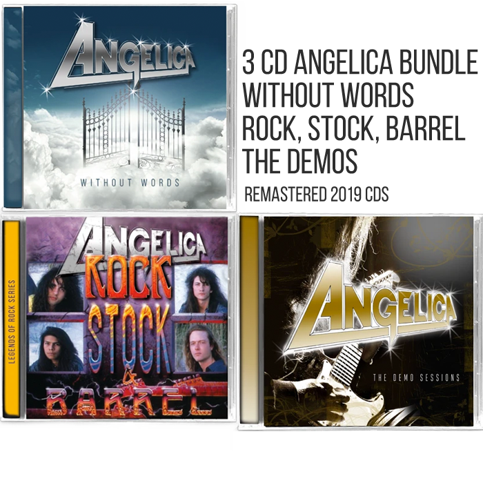 Angelica 3 CD Bundle (Without Words, Rock, Stock and Barrel, and Demo Sessions) - Christian Rock, Christian Metal