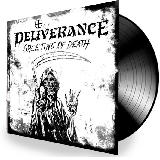DELIVERANCE - GREETING OF DEATH (Vinyl) 2019 Retroactive Records - Christian Rock, Christian Metal