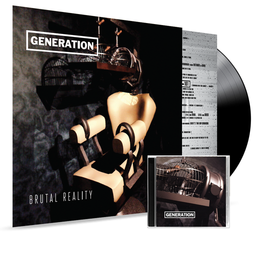 GENERATION - BRUTAL REALITY (180 GRAM VINYL) VINYL + CD BUNDLE - Christian Rock, Christian Metal