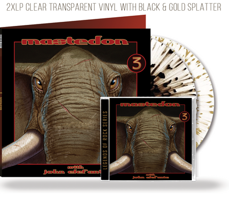 Mastedon - 3 Gatefold, Clear Vinyl with Gold Splatter