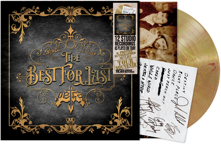 Petra - The Best For Last (Studio Edition) Gold Marble Swirl Vinyl w/ Printed Autographed Setlist Tour Souvenir