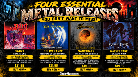 FOUR METAL RELEASES YOU DON'T WANT TO MISS! Saint, Deliverance, Sanctuary & Warrel Dane