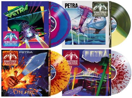 4 PETRA VINYL Remastered w/Posters and Color/Effects