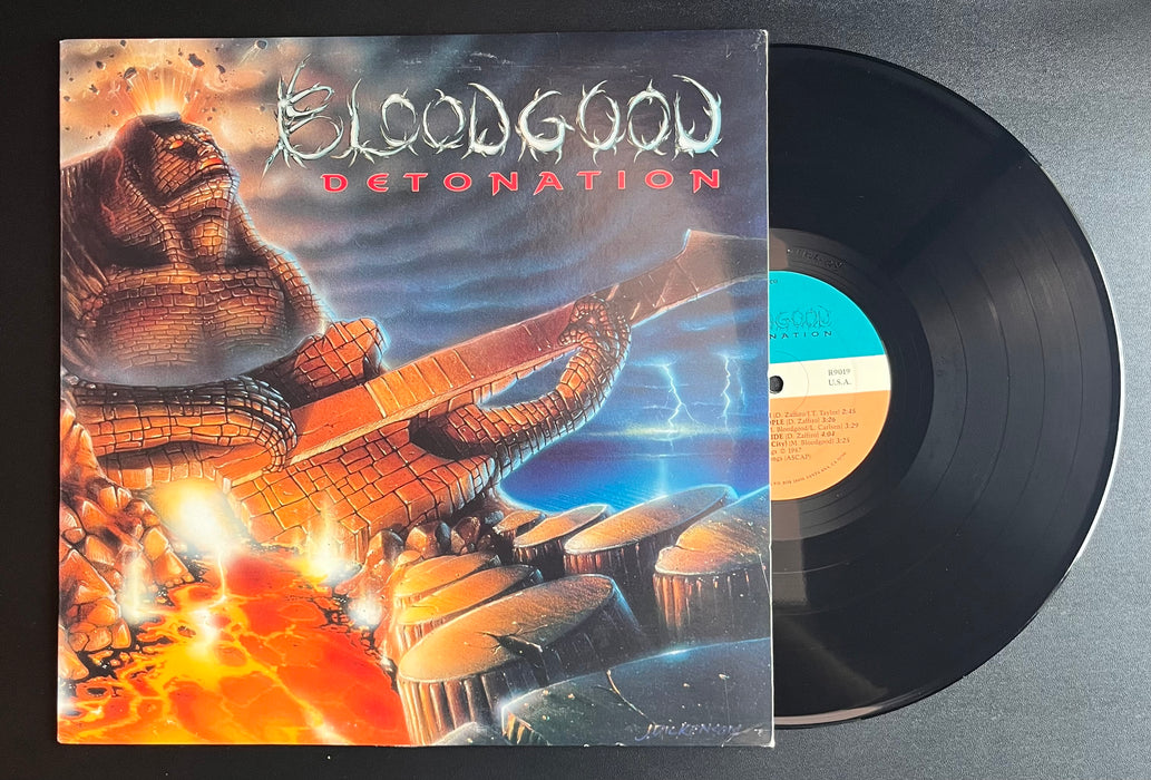Bloodgood - Detonation (Pre-Owned Vinyl) 1987 FRONTLINE RECORDS ORIGINAL PRESSING - girdermusic.com