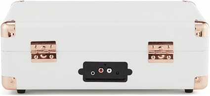 GPO Soho Retro Briefcase Style 3 Speed Turntable (White)