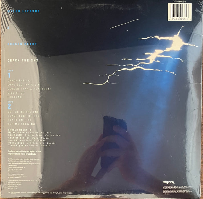 Mylon LeFevre & Broken Heart – Crack The Sky (New Translucent Vinyl) Myrrh 1987