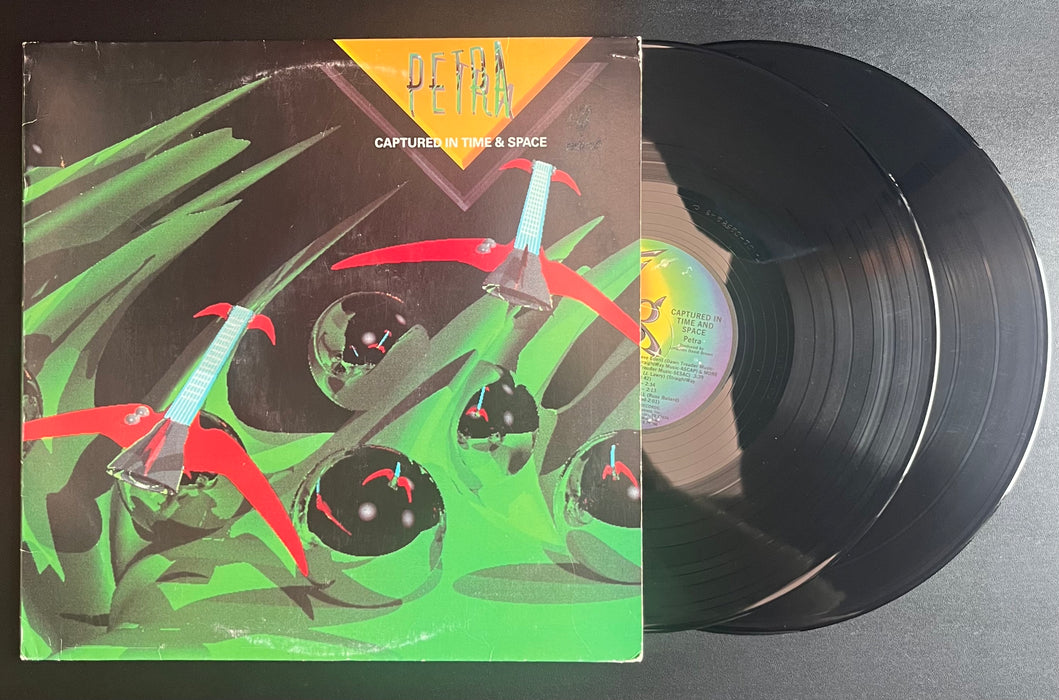 Petra - Captured In Time and Space (Pre-Owned 2 x Vinyl) 1986 Star Song Original Pressing - girdermusic.com
