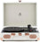 GPO Soho Retro Briefcase Style 3 Speed Turntable (White)