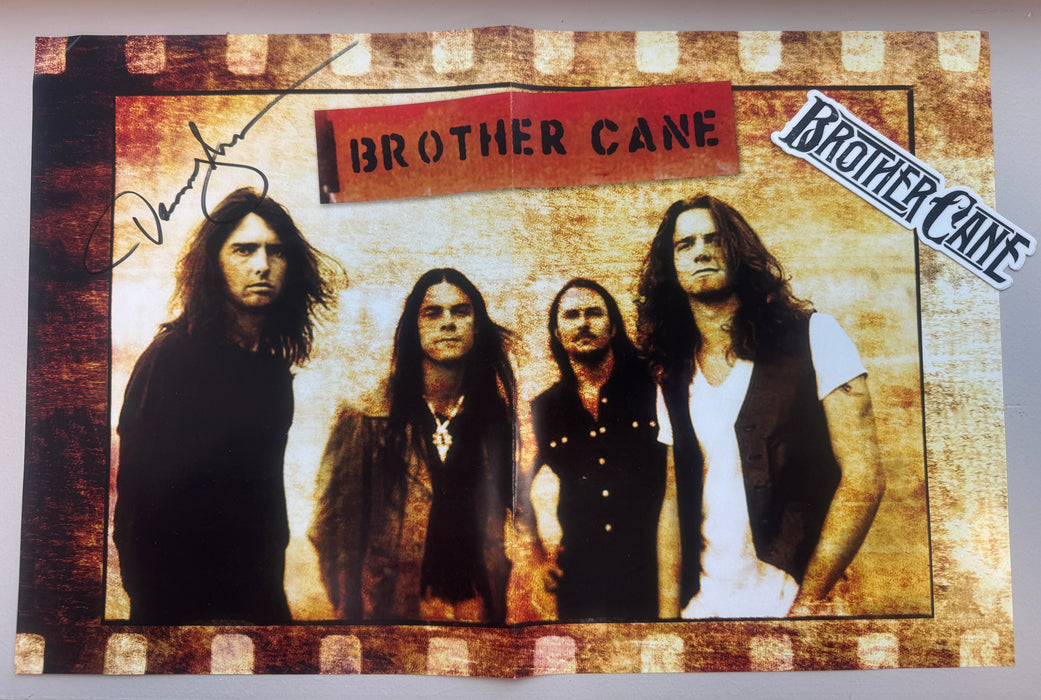 AUTOGRAPHED Brother Cane (11in x 17in) POSTER & STICKER (Limited Quantity)