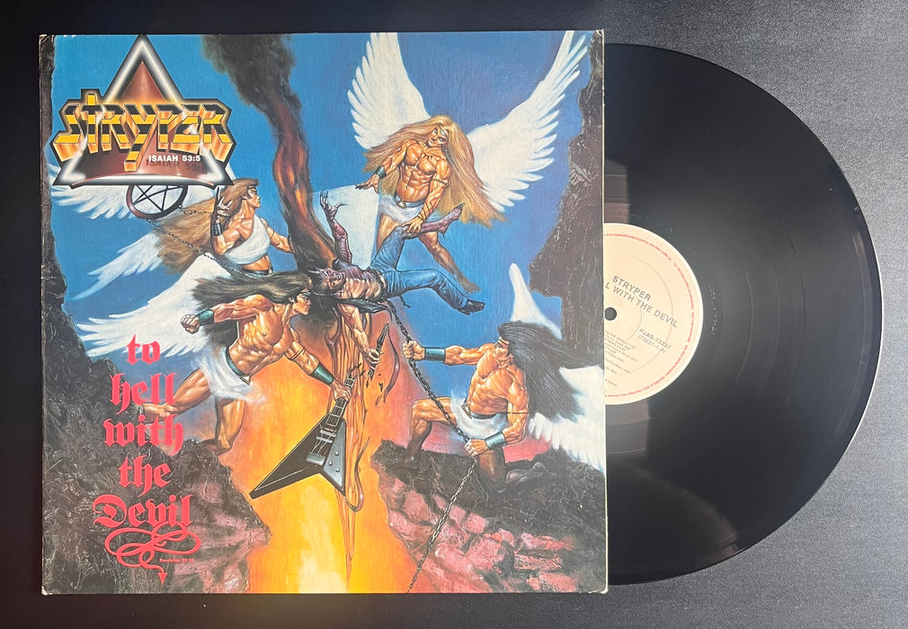 STRYPER - TO HELL WITH THE DEVIL (Pre-Owned Vinyl Gatefold) 1986 Enigma SRC pressing - girdermusic.com