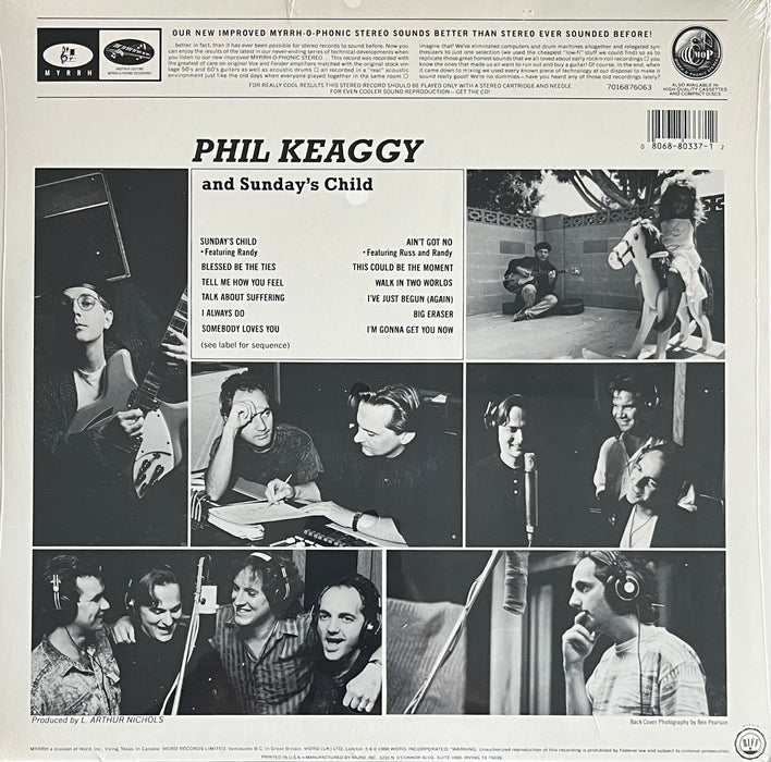 Phil Keaggy – Phil Keaggy And Sunday's Child (New Vinyl) Myrrh 1988