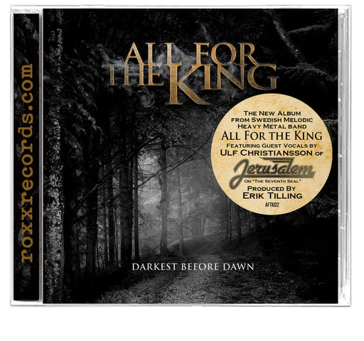 ALL FOR THE KING - DARKEST BEFORE DAWN (CD) 2024 FFO: THEOCRACY, JERUSALEM, NARNIA
