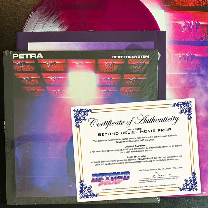 PETRA - Beat The System (Vinyl) MOVIE PROP - [Beyond Belief] w/COA
