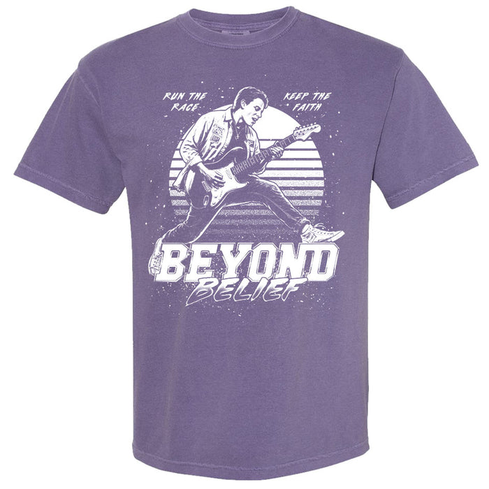Beyond Belief™ Run the Race Keep The Faith Grape Shirt (Official Movie Merch)