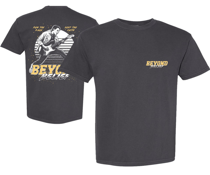 Beyond Belief™ Run the Race Keep The Faith YellowPrint Shirt (Official Movie Merch)