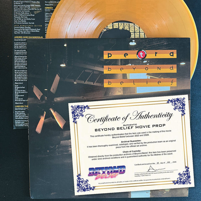 PETRA - Beyond Belief (Vinyl) MOVIE PROP - [Beyond Belief] w/COA