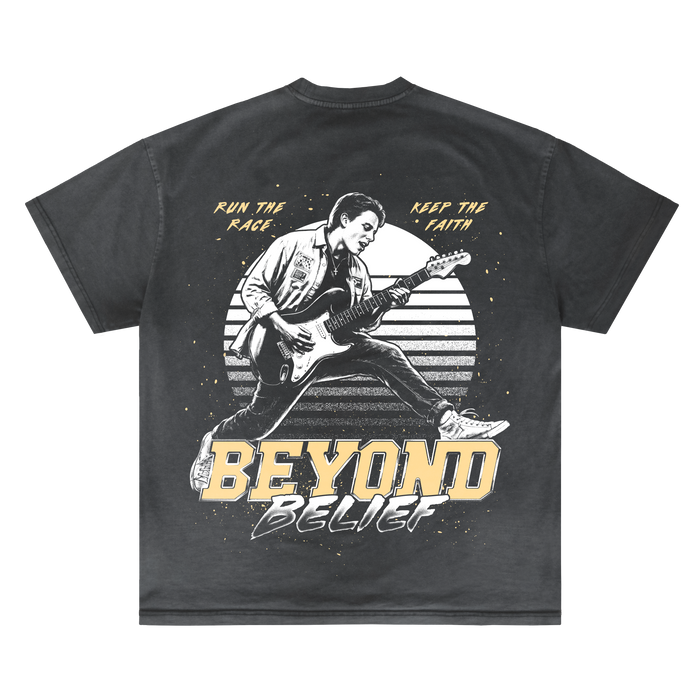 Beyond Belief™ Run the Race Keep The Faith YellowPrint Shirt (Official Movie Merch)