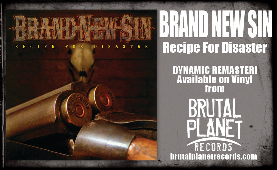 BRAND NEW SIN - RECIPE FOR DISASTER (*NEW-BERRYWINE VINYL, 2024, Brutal Planet)