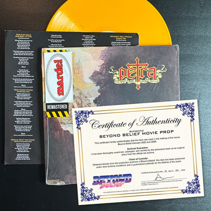 PETRA - Come and Join Us (Vinyl) MOVIE PROP - [Beyond Belief] w/COA
