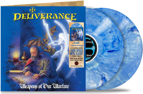 Deliverance - Weapons of Our Warfare + 8 (*2-LP Blue Splatter Vinyl Gatefold, 2025) 35th Anniversary Edition! - girdermusic.com