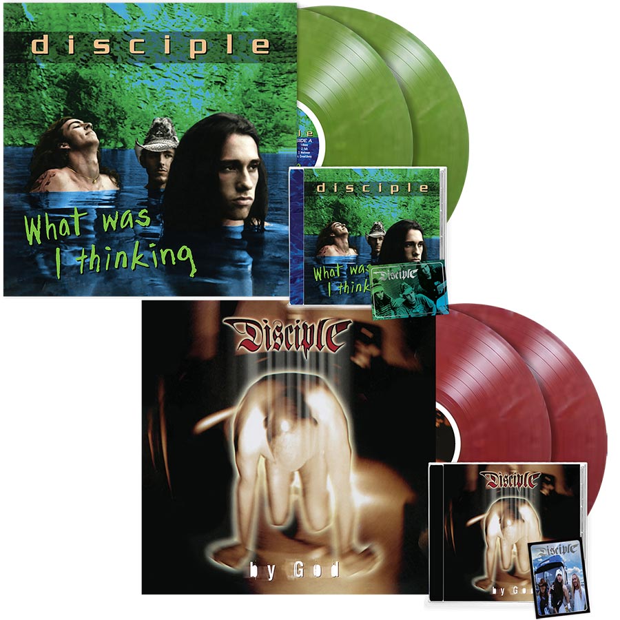 Disciple Cd Disciple Vinyl+CD Quad Bundle (By God + What What I Thinking CD + VINY ...