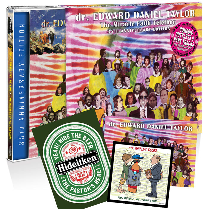Dr. Edward Daniel Taylor – The Miracle Faith Telethon: 35th Anniversary Ed (*Collector's Edition CD, Card, Sticker, 2025) DA/Adam Again/Choir Members Sale price