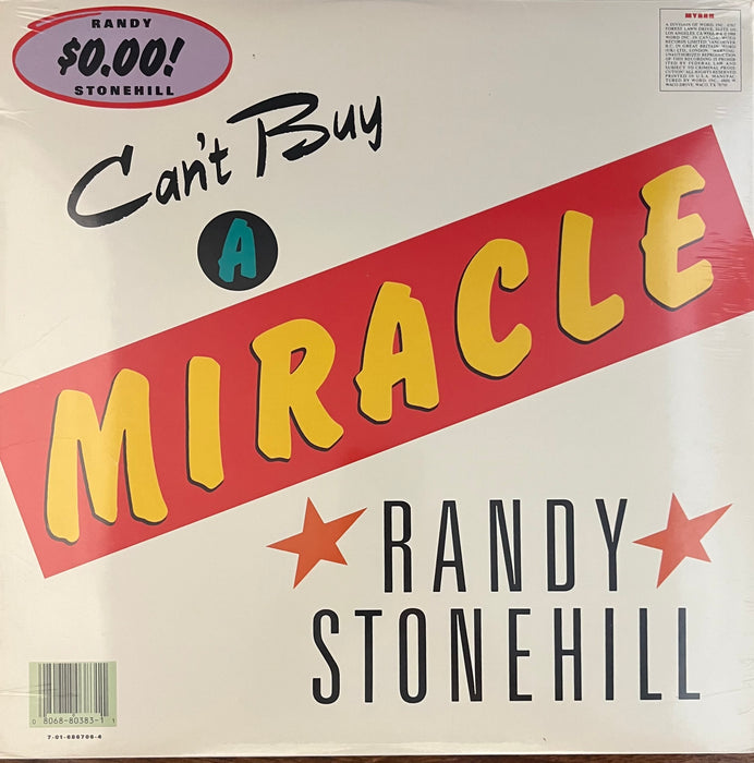 Randy Stonehill – Can't Buy A Miracle (New Vinyl) 	Myrrh 1988