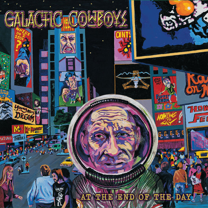 GALACTIC COWBOYS - AT THE END OF THE DAY (2-LP Solar Red Vinyl Gatefold, 2024, Brutal Planet) Prog Metal!