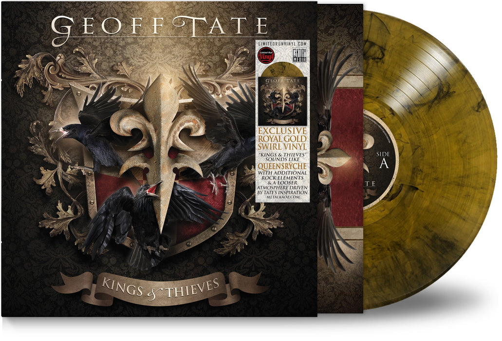 GEOFF TATE - KING'S & THIEVES + 1 bonus (*Royal Gold Swirl Vinyl, 2024, Brutal Planet) Epic Prog Metal!