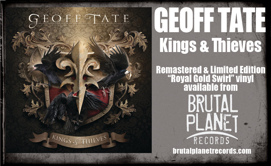 GEOFF TATE - KING'S & THIEVES + 1 bonus (*Royal Gold Swirl Vinyl, 2024, Brutal Planet) Epic Prog Metal!