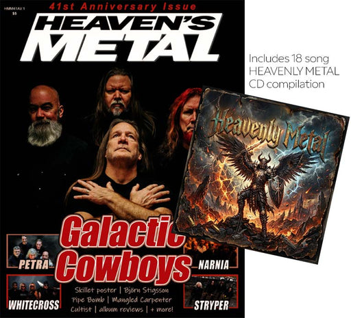 Heaven's Metal 41st Anniversary Magazine w/Heavenly Metal CD Sampler (18 Tracks)