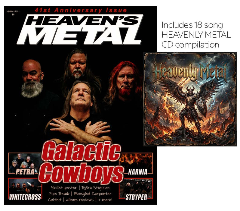 Heaven's Metal 41st Anniversary Magazine w/Heavenly Metal CD Sampler (18 Tracks)