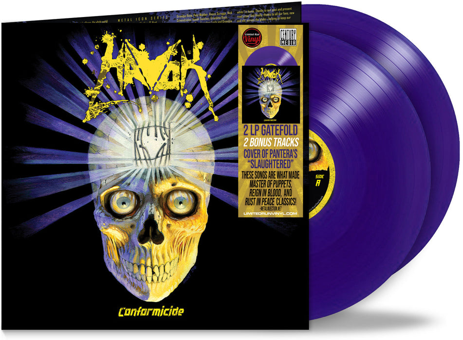 HAVOK - CONFORMICIDE (*NEW-2-LP Purple Vinyl Gatefold, 2024, Brutal Planet Records)