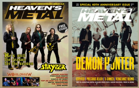 HEAVENS METAL MAGAZINE - Print Edition - Limited Edition 40th Anniversary (Vol 2) - girdermusic.com