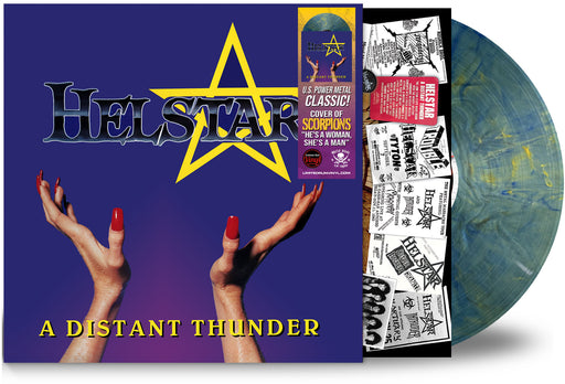 HELSTAR - A DISTANT THUNDER (*Electric-Ocean Vinyl, 2024, Brutal Planet) Epic 80's Thrash Power Metal!