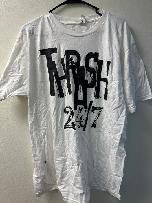 Thrash 24/7 Shirt/White (XL)
