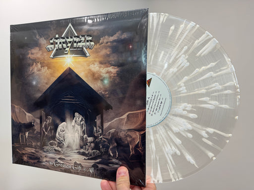 Stryper The Greatest Gift of All (Clear Vinyl w/White Splatter)