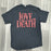 Love and Death Red Print on Black (T-Shirt) Medium