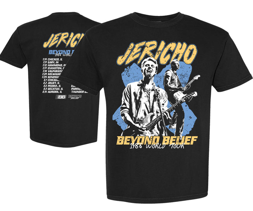 Jericho World Tour Shirt Blue/Yellow (Official Beyond Belief™ Merch)