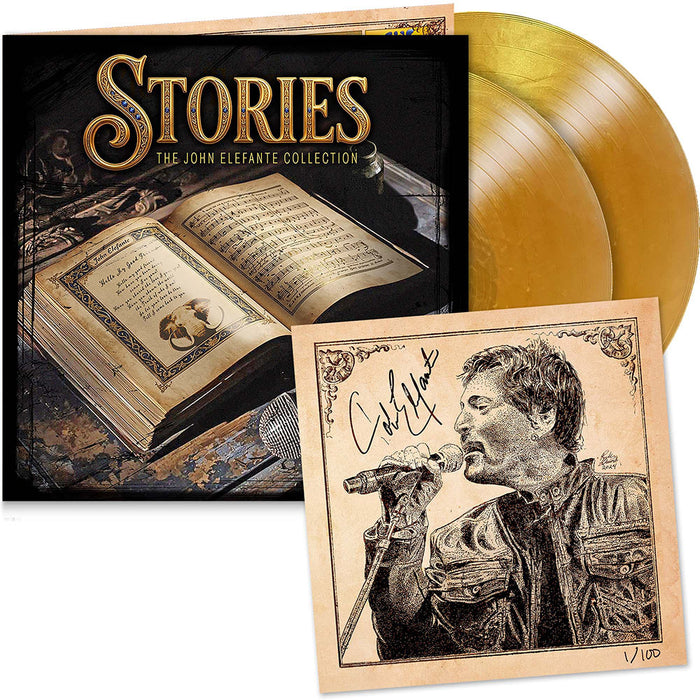 Stories: The John Elefante Collection (Gold Vinyl) 2xLP Gatefold - girdermusic.com