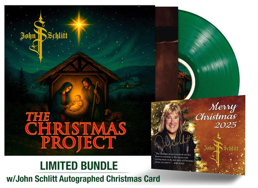 John Schlitt The Christmas Project (Vinyl bundle) w/Autographed Christmas Card